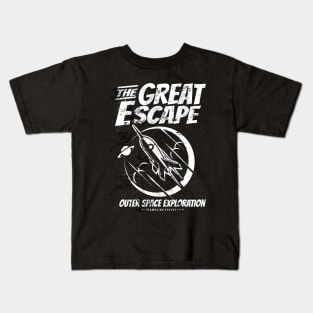 The Great Escape. For space adventurers and astronaut fans. Kids T-Shirt